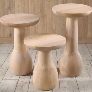 Vazo Serisi Organik Formlu Zigon Sehpa Takımı